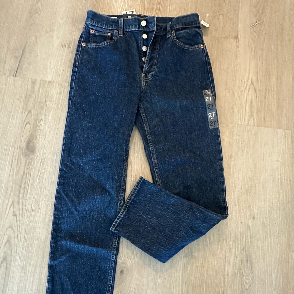 Gap Cheeky Straight High Rise Jeans
